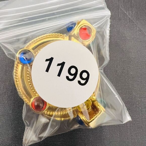 Vintage Mogul Jewels Gripoix Dangle Door Knocker Gold Red Blue Green Earrings - Picture 10 of 10